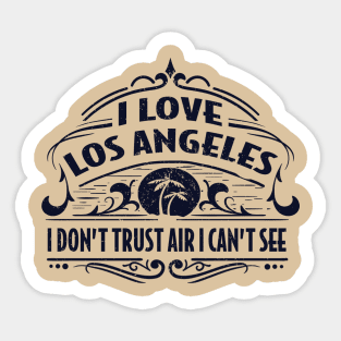 I Love Los Angeles Sticker